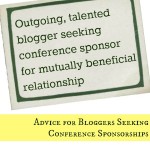 Conference sponsorships - how a blogger can get one