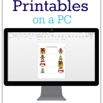 How to make printables on a PC. www.InspiredBloggersNetwork.com